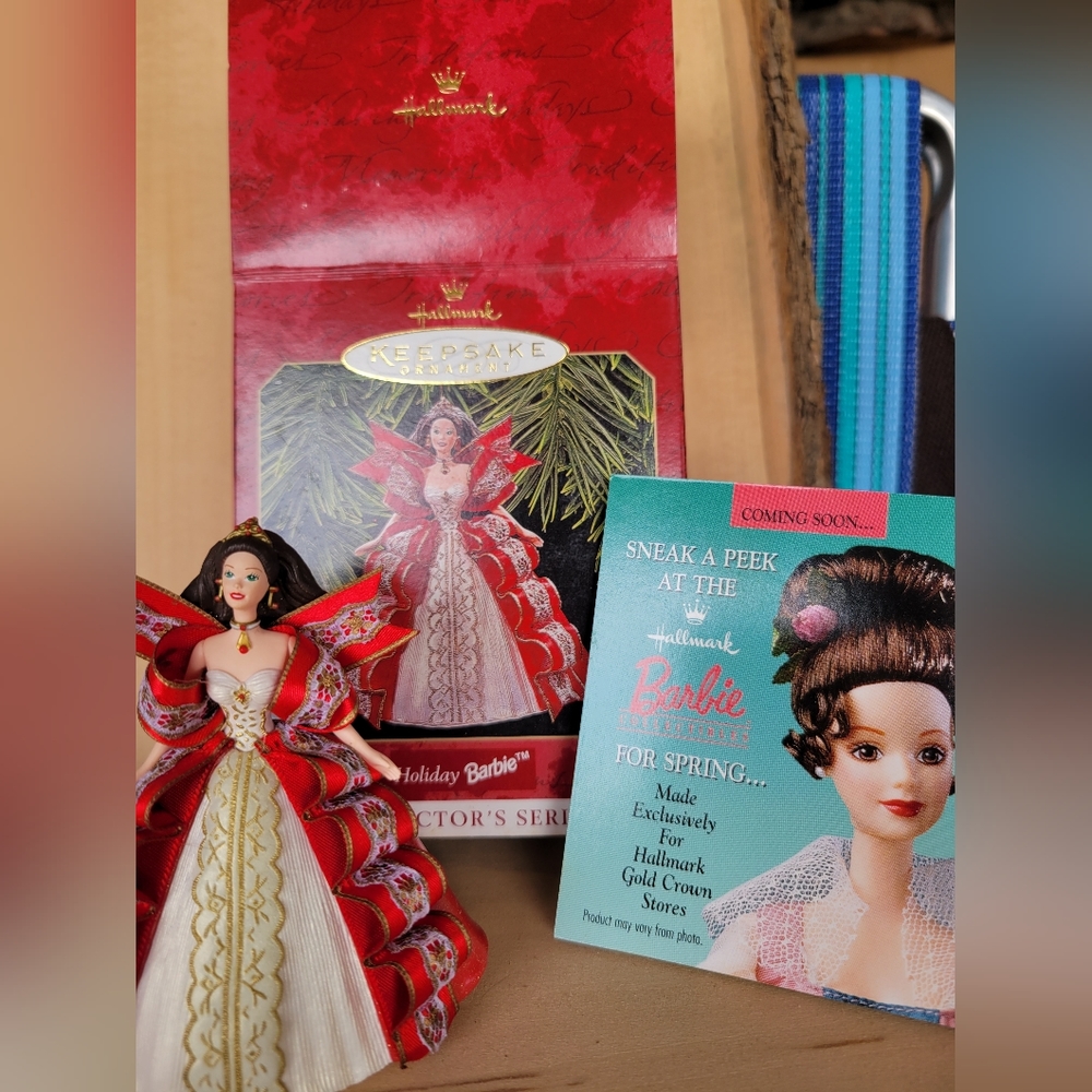 Hallmark Vintage Keepsake Ornament, Holiday Barbie